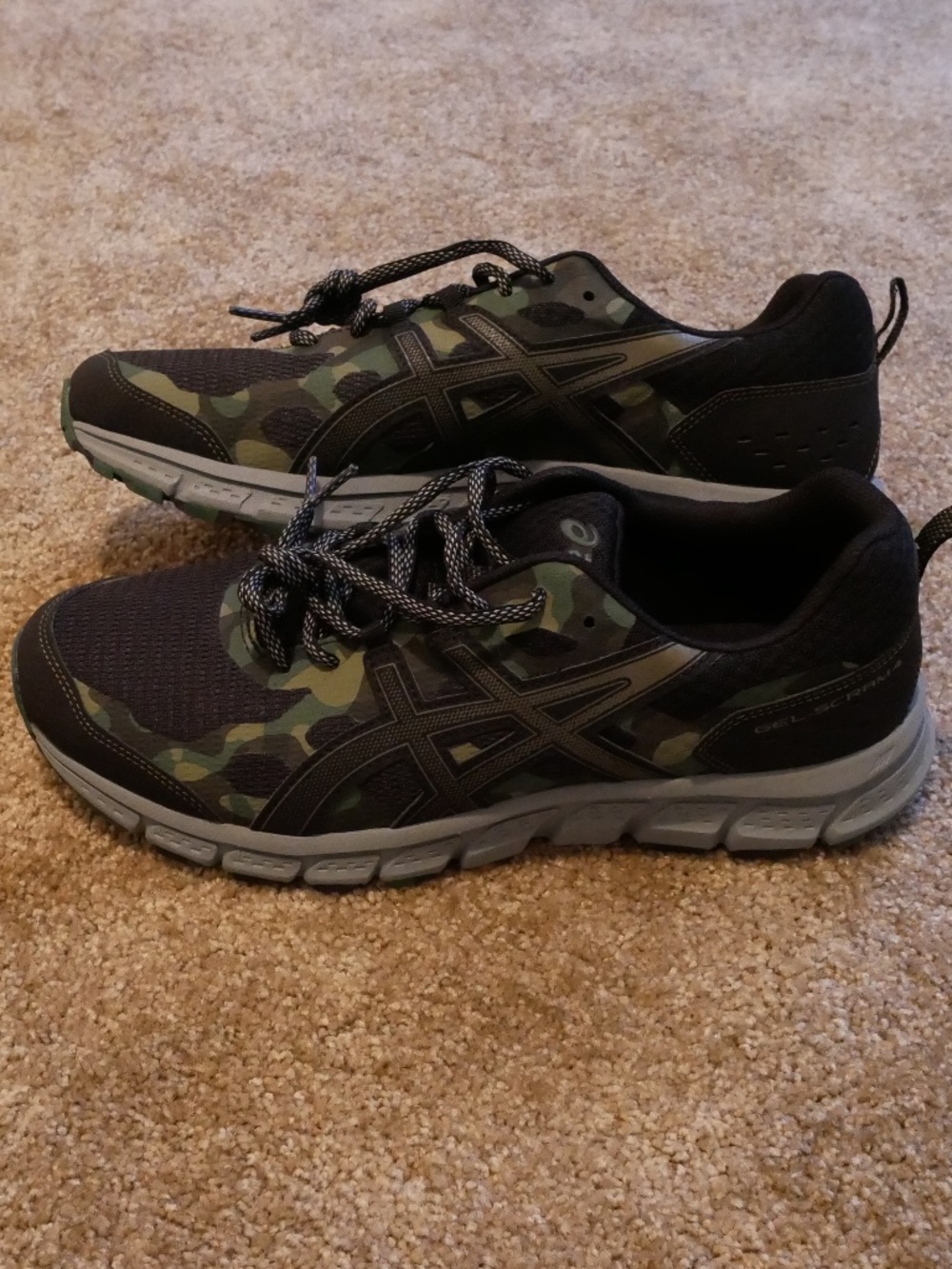 Asics Mens Gel Scram 4 'Camo' Running Shoes NWOT~